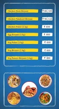 Biryani House menu 1