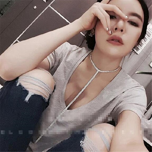 Title 1, Fashion Crystal Stone Multilayer Necklace