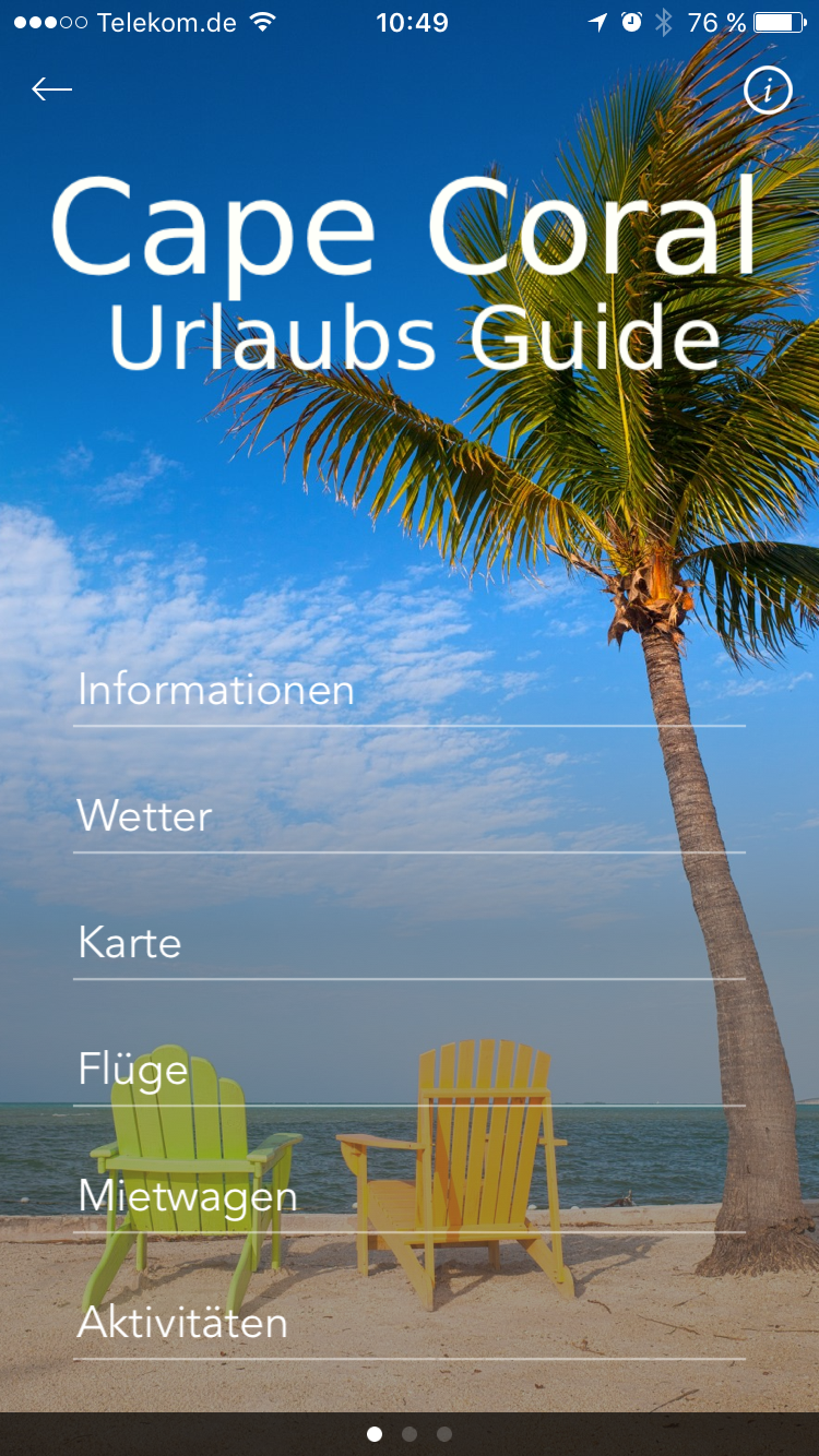 Cape Coral Urlaubs Guide Screen 1