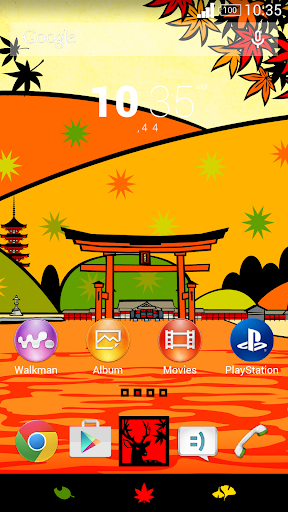 XperianZ™ Miyajima theme