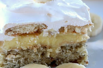 Banana Poke Cake