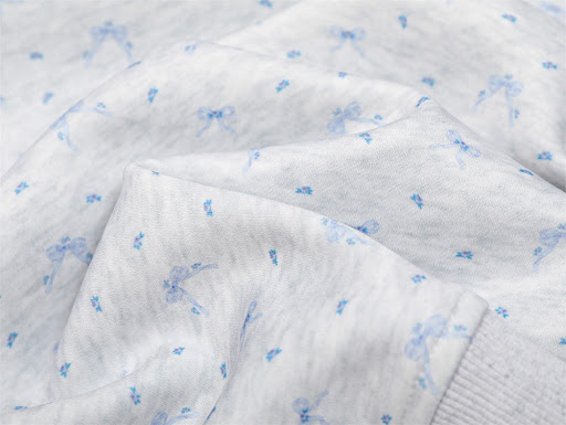 Title 8, Printed Bowknot Small Floral Sweater, a stylish...