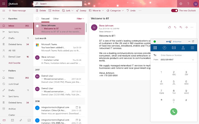 BT Cloud Phone for Office 365