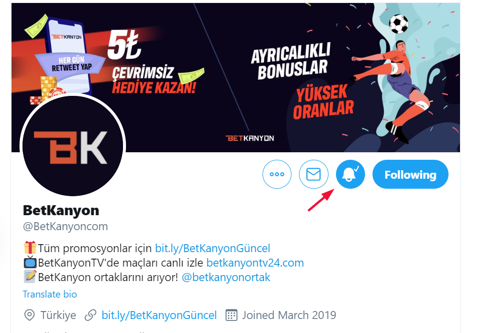 betkanyon Casino Sitesi Twitter