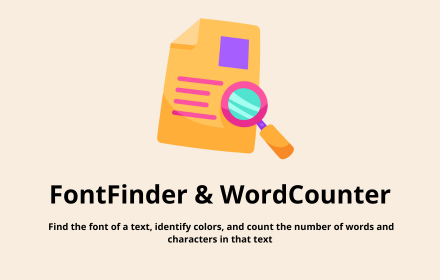 FontFinder & WordCounter small promo image