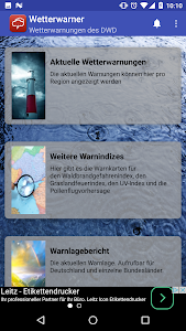 Wetterwarner screenshot 0