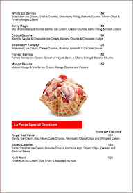 Ice Creams by La Festa menu 1