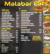 Malabar Eats menu 2