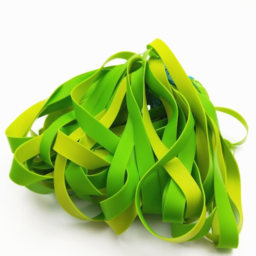Green yellow Rubber band