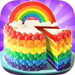 Cover Image of ดาวน์โหลด Rainbow Unicorn Cake Maker: Free Cooking Games 1.1 APK