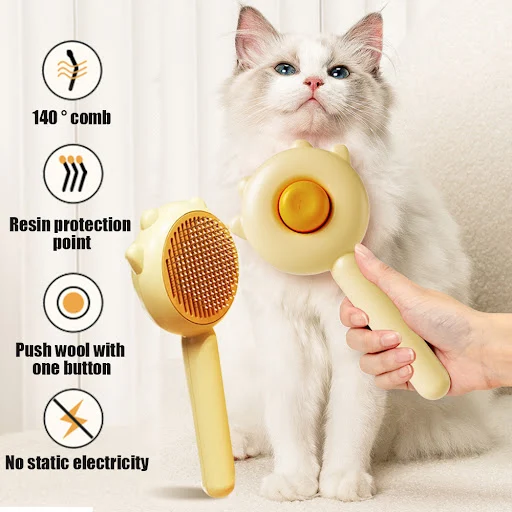 Cat Comb Massage Pet Magic Combs Hair Removal Cat and Dog Universal Needle Brush Pets Grooming Cleaning Supplies Scratch