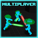 Cover Image of Télécharger Stickman Multiplayer: Neon Warriors io 1.14 APK