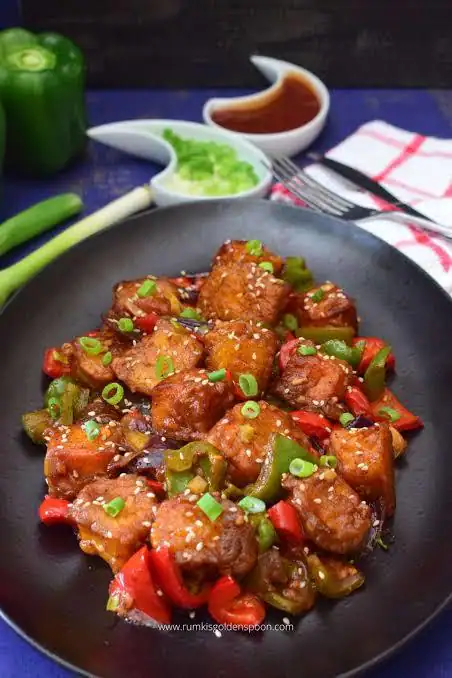 Chilli Paneer (Dry)