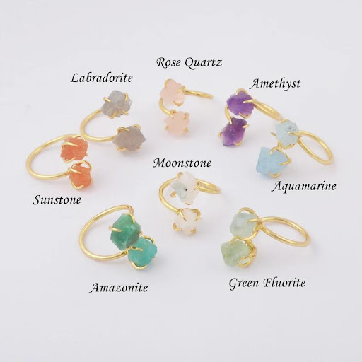 Title 6, Simple Style Natural Stone Multi-color Adjustab...