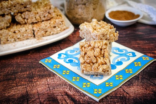 Cinnamon Brown Sugar Rice Krispies Treats