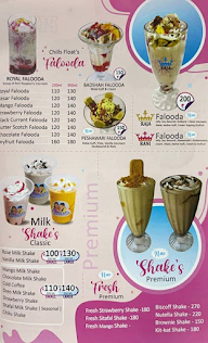 Creamburg Ice Cream menu 1