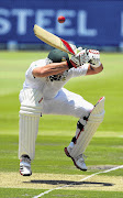 Jacques Kallis ducks under a bouncer from Pat Cummins of Australia at the Wanderers yesterday. Kallis scored 54 runs to take his test total to 12003 Picture: DUIF DU TOIT/GALLO IMAGES