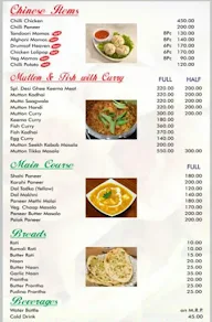 Franky Curry and Kebab menu 2