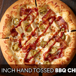 9" Hand Tossed BBQ Chicken  Pizza