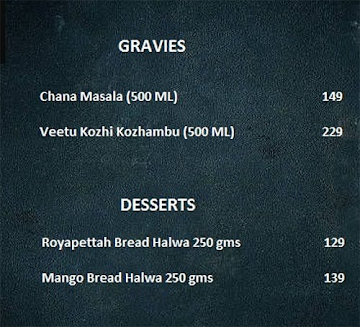 Kolapasi Takeaway menu 