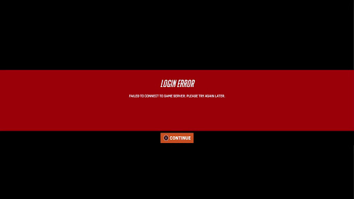 Login Error