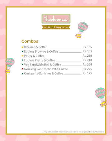 Theobroma menu 