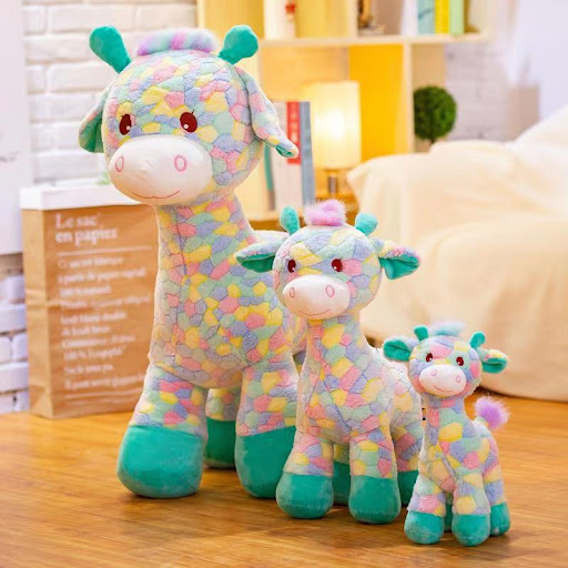 Title 5, Cute Sika deer pillow plush toy doll. Soft, cud...