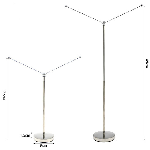 Title 2, Stainless Steel Telescopic Table Flag Flagpole ...