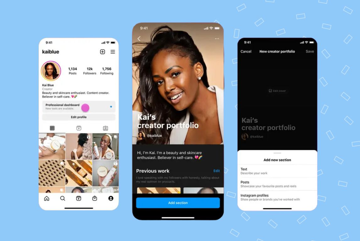 Image shows how the creator marketplace features are displayed
