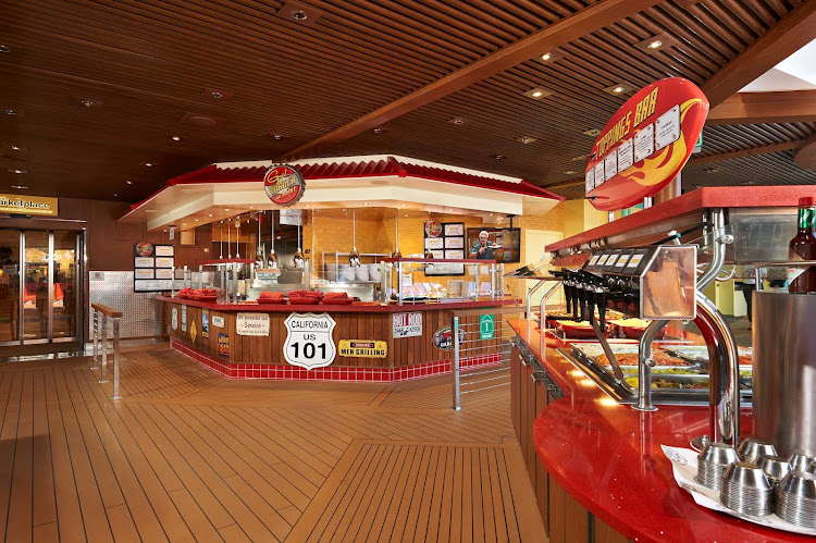 Guy’s Burgers remains one of the perennial favorite lunchtime spots for passengers on Carnival Cruise Line.  