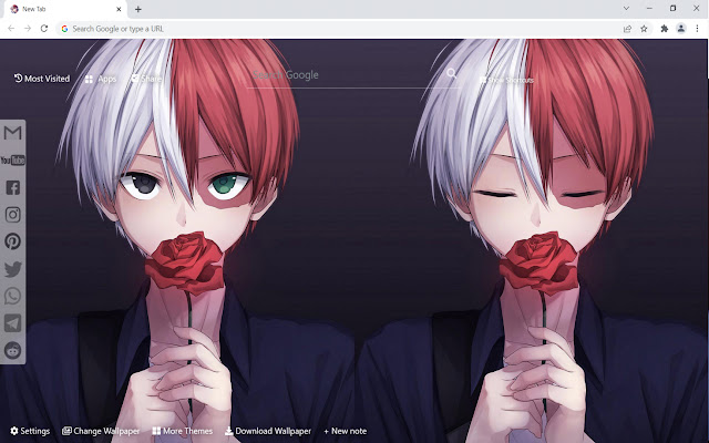 Shoto Todoroki Wallpaper HD New Tab