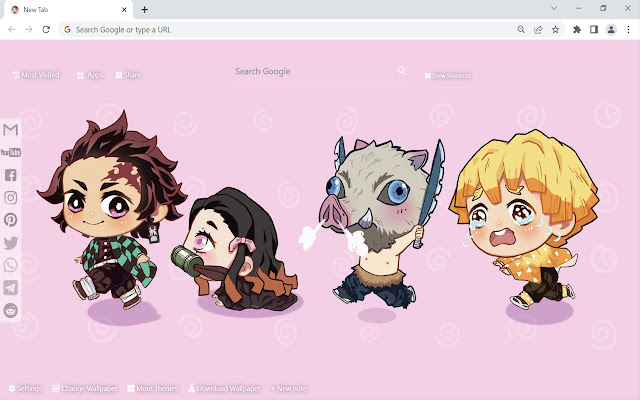 Demon Slayer Chibi Wallpaper