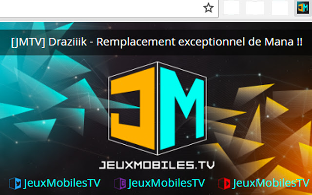 JeuxMobilesTV Chrome live addon