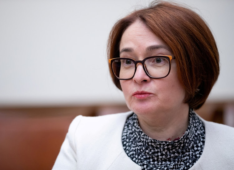 Elvira Nabiullina, Governor of Russia's Central Bank.