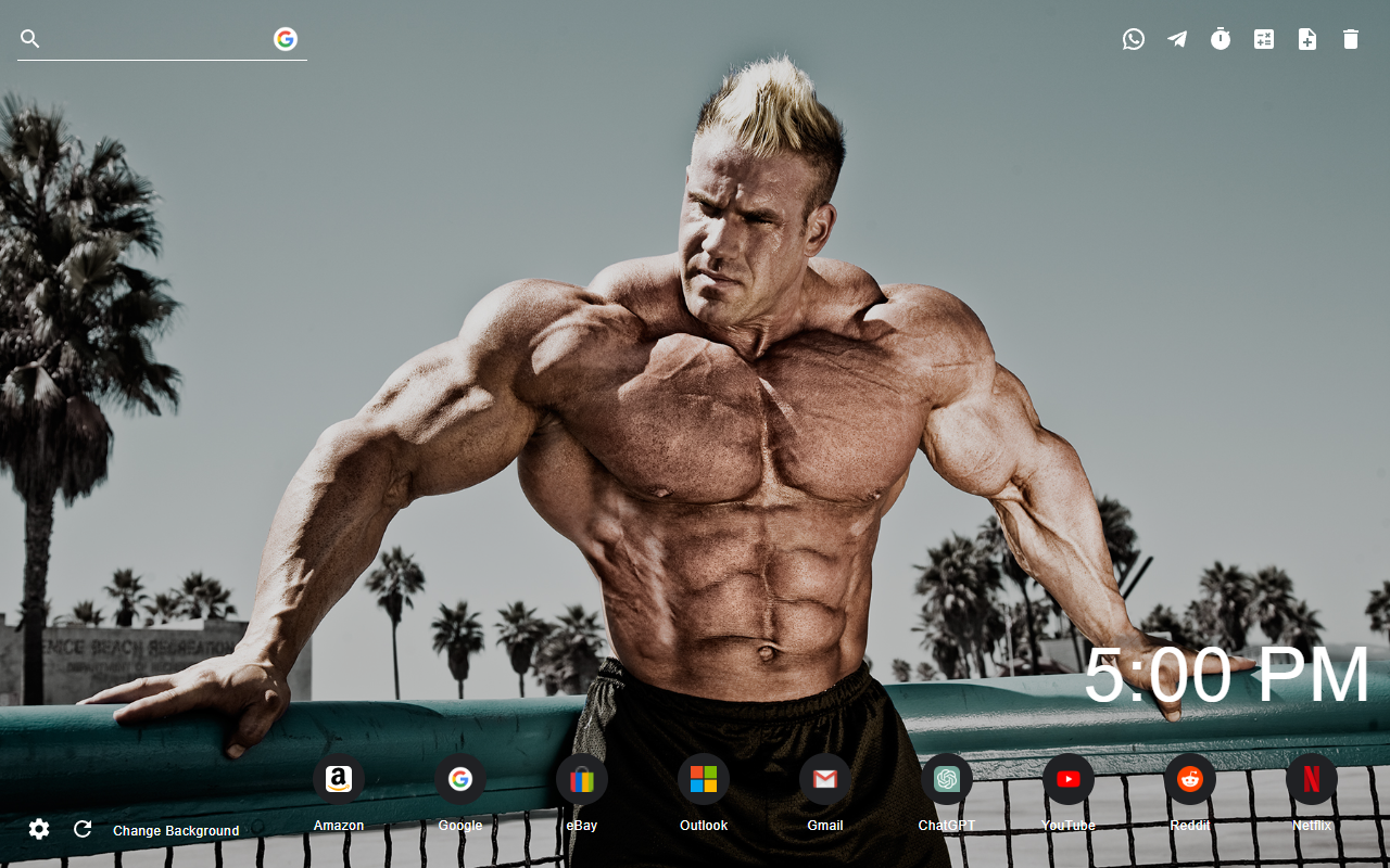 Bodybuilding New Tab Preview image 3