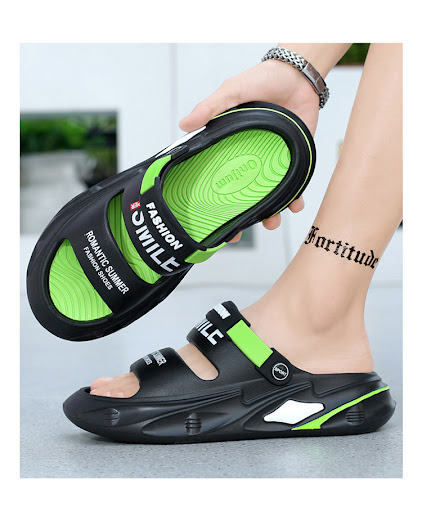 Title 2, Mens Summer Casual Platform Slippers Enjoy com...