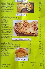 Kwality menu 5