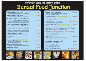 Food Junction menu 