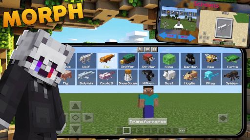 Screenshot Morph Mods for Minecraft