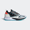 zx 2k boost marvel footwear white / core black / bright cyan