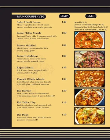 Biryani Bhaijaan menu 