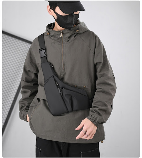 Title 9, Mens Casual Close-Fitting Triangle Crossbody C...