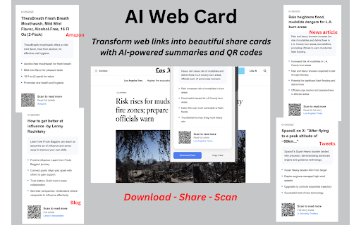 AI Web Card
