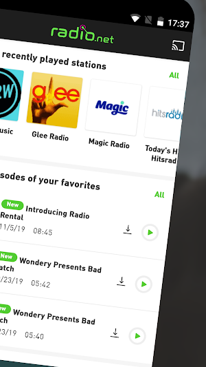 radio.net - radio and podcast app screenshot 1