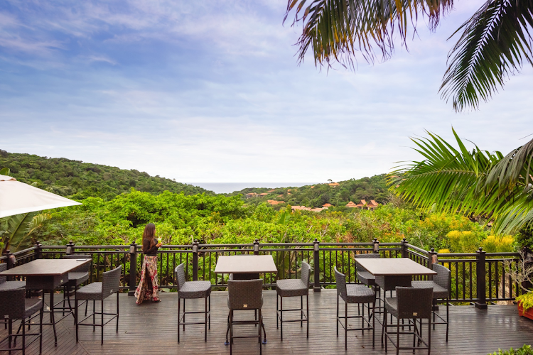 Enjoy some downtime with a view at Zimbali Lodge.