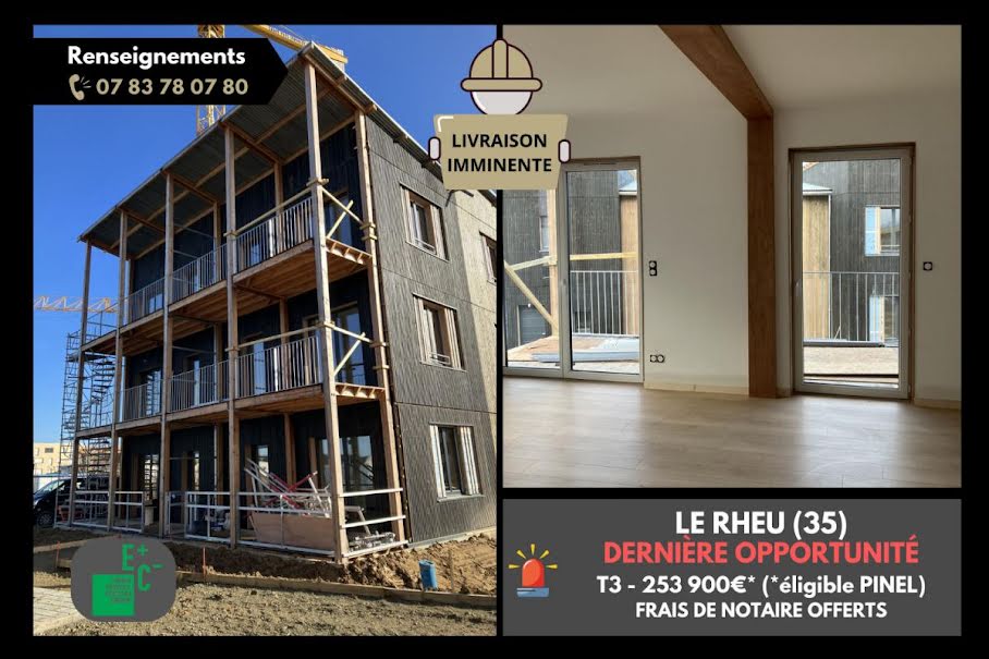 Vente appartement 3 pièces 64.4 m² à Le Rheu (35650), 253 900 €