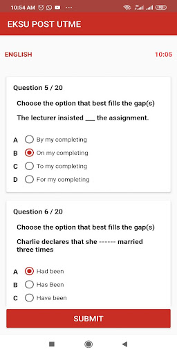 EKSU Post-UTME Offline App - Faceyourbook