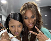 Uncle Waffles hangs out with American singer Ciara. 