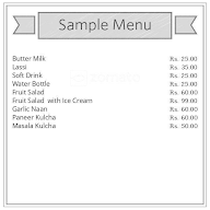 New Satyam Ritz Comfort menu 2