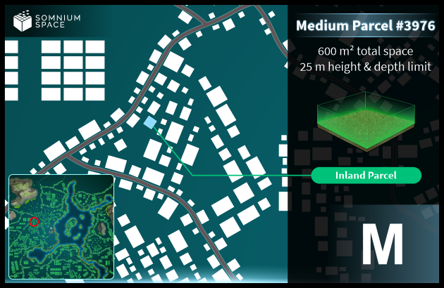 Medium #3976 (M) parcel in Somnium Space